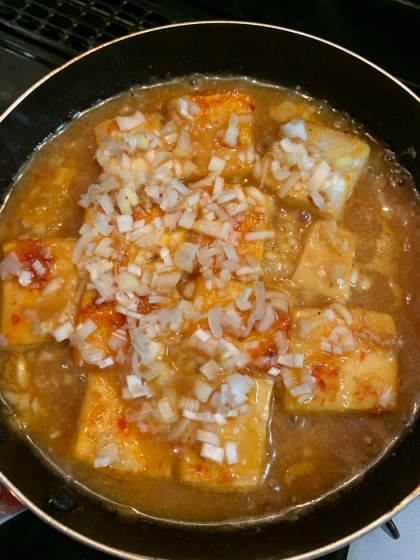 簡単！お豆腐だけのヘルシー麻婆豆腐風