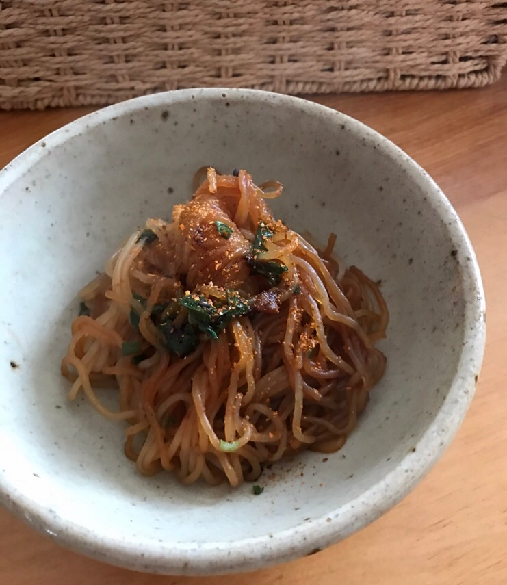 結び糸こんにゃくの焼肉のたれ炒め レシピ 作り方 By ボンド子 楽天レシピ