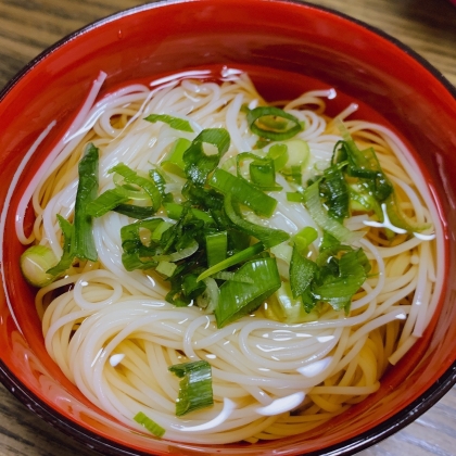 ネギ素麺