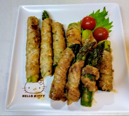 くるくるっと♪アスパラの豚バラ肉巻き