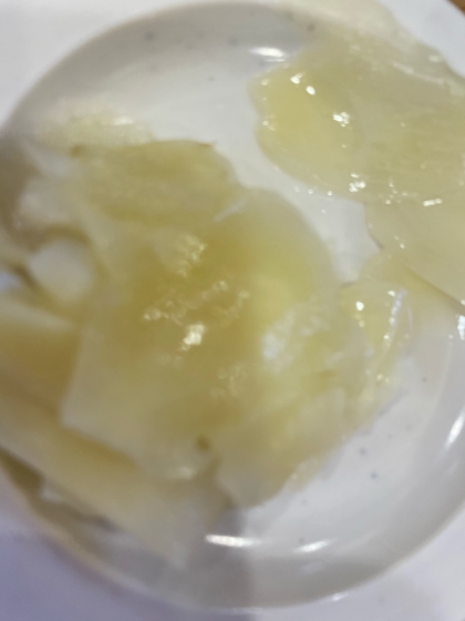 かんたん酢でガリ(生姜の甘漬け)