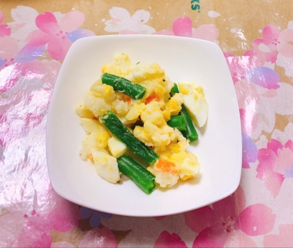 卵と野菜もよいですね♡こちらもとても美味しくできました( ◕‿ ‹  ๑)‎♪ご馳走様です♡