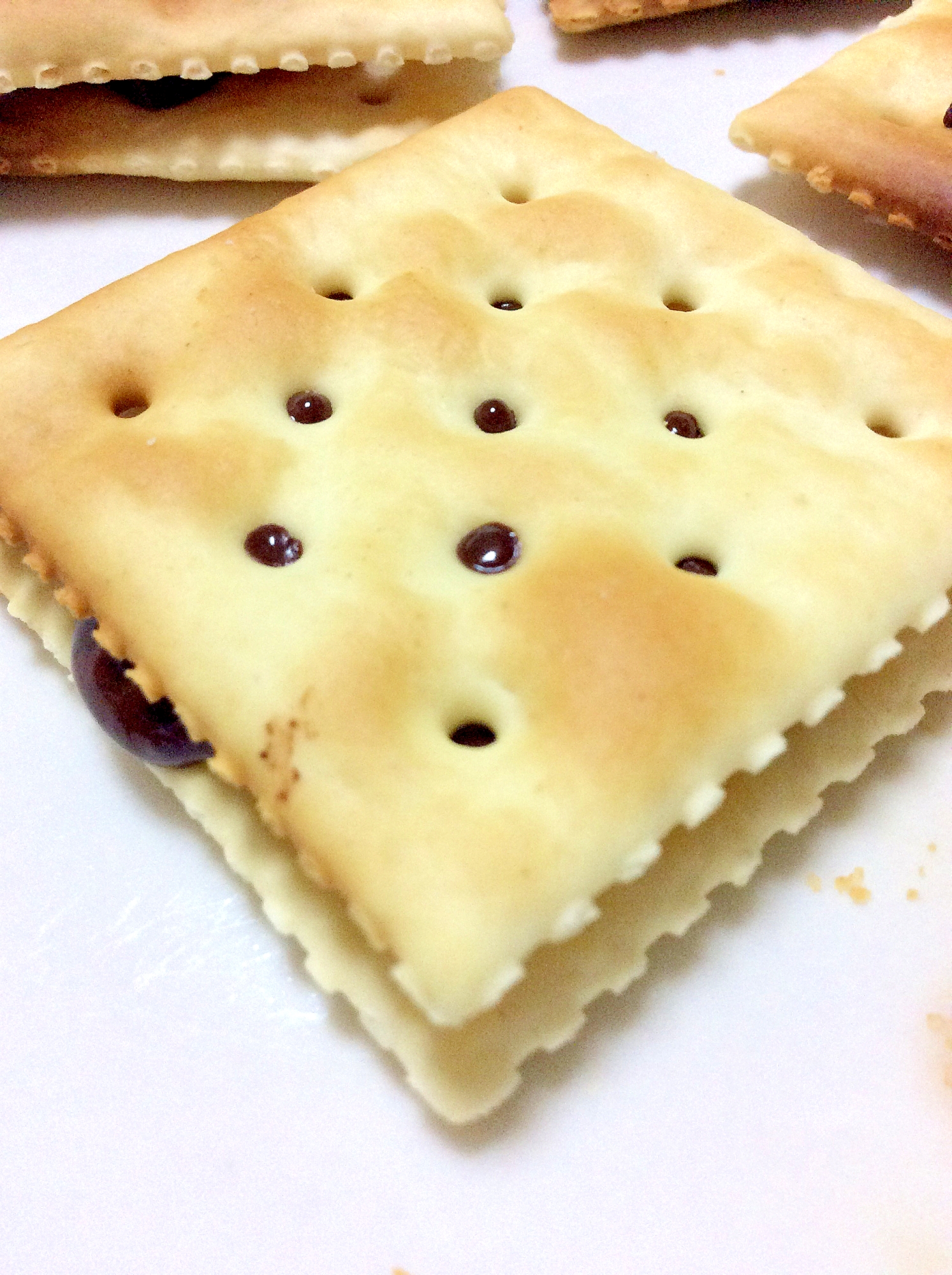 クラッカーチョコレートサンド