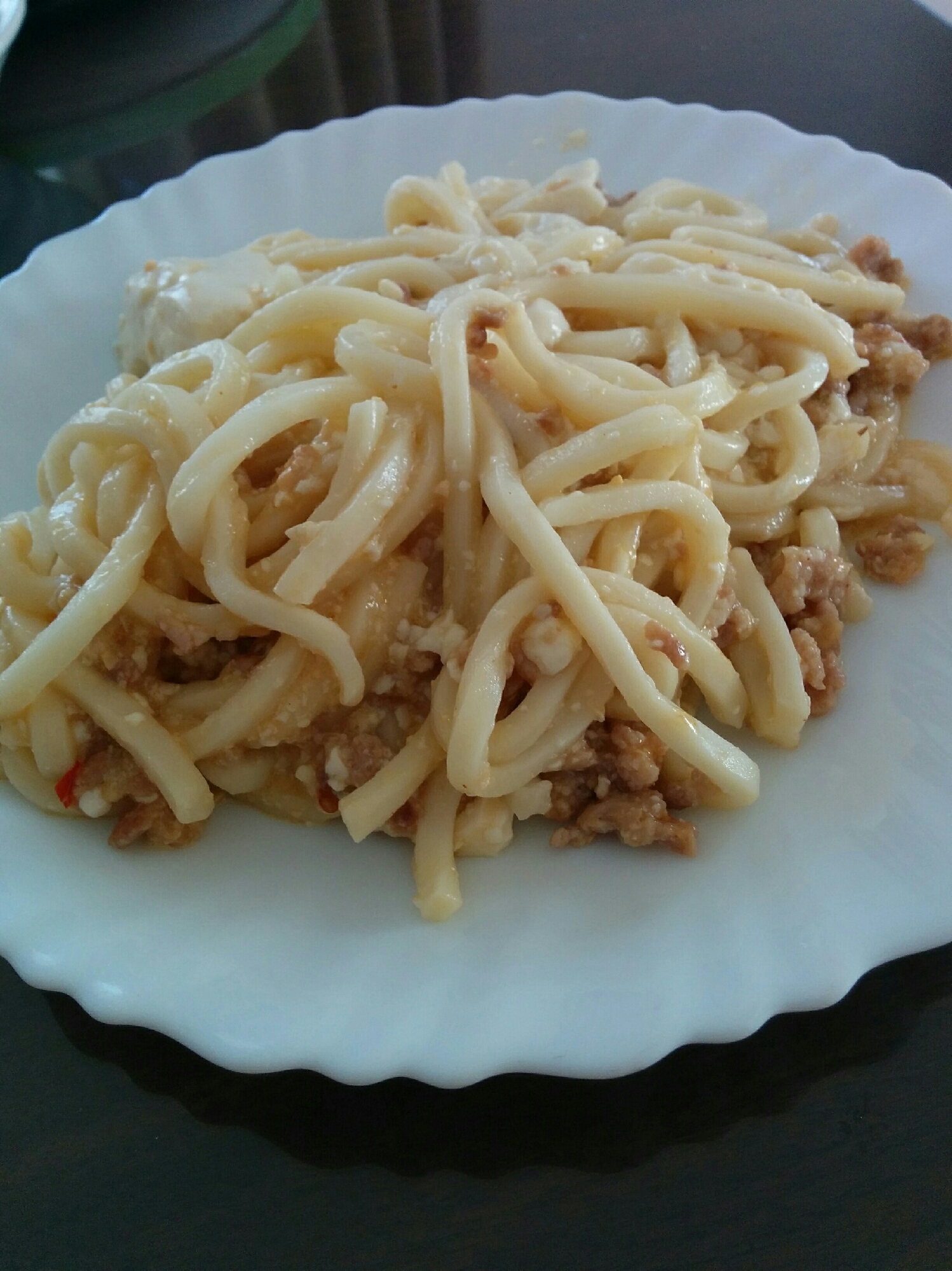 麻婆豆腐うどん