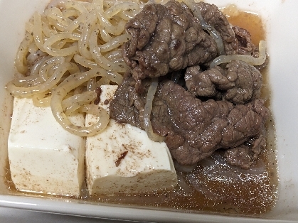 白滝入り肉豆腐