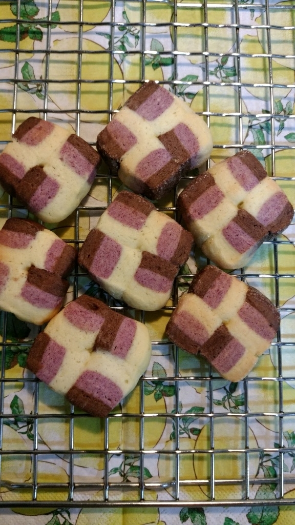 おしゃれに 3色のアイスボックスクッキー レシピ 作り方 By パン職人 楽天レシピ