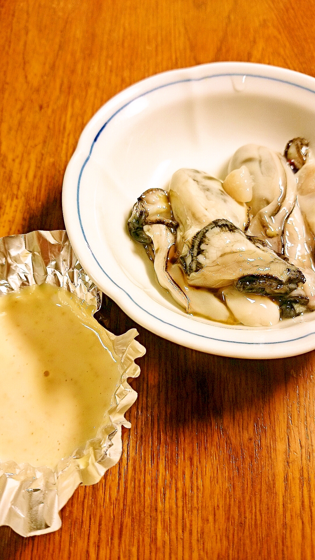 おつまみ牡蠣（カキ）レシピ　　辛子マヨソース