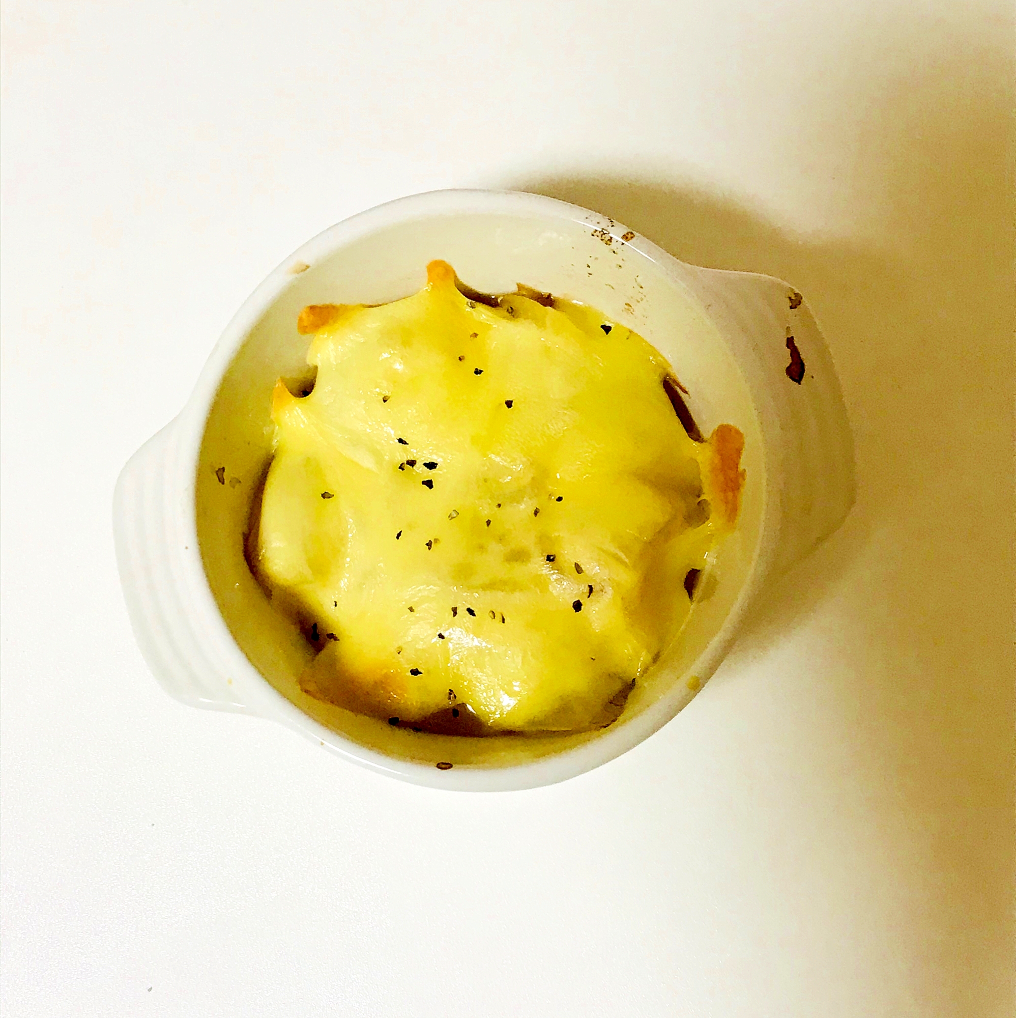 舞茸と玉ねぎのチーズ焼き