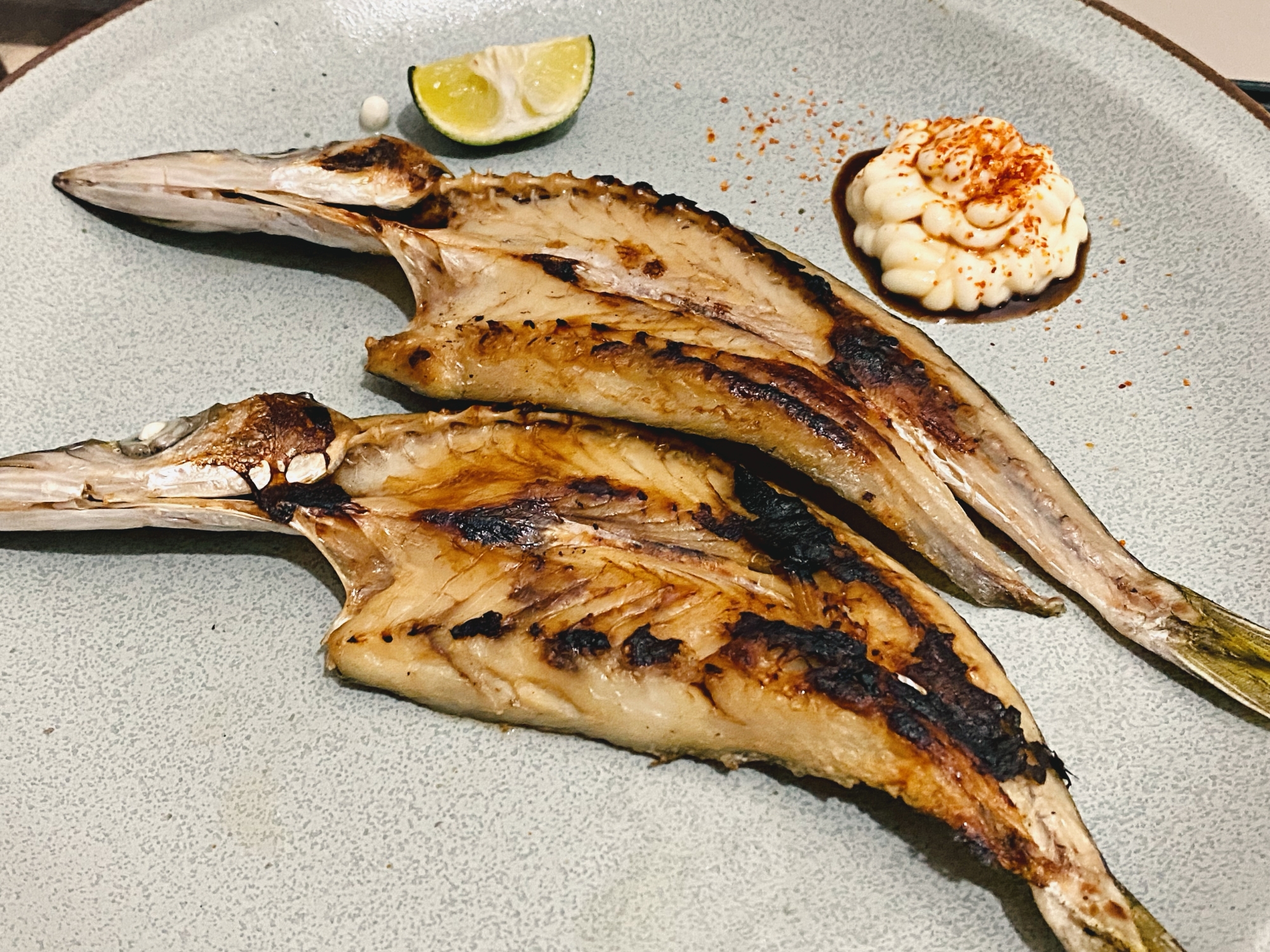 ♢♦︎カマスの塩焼き♢♦︎