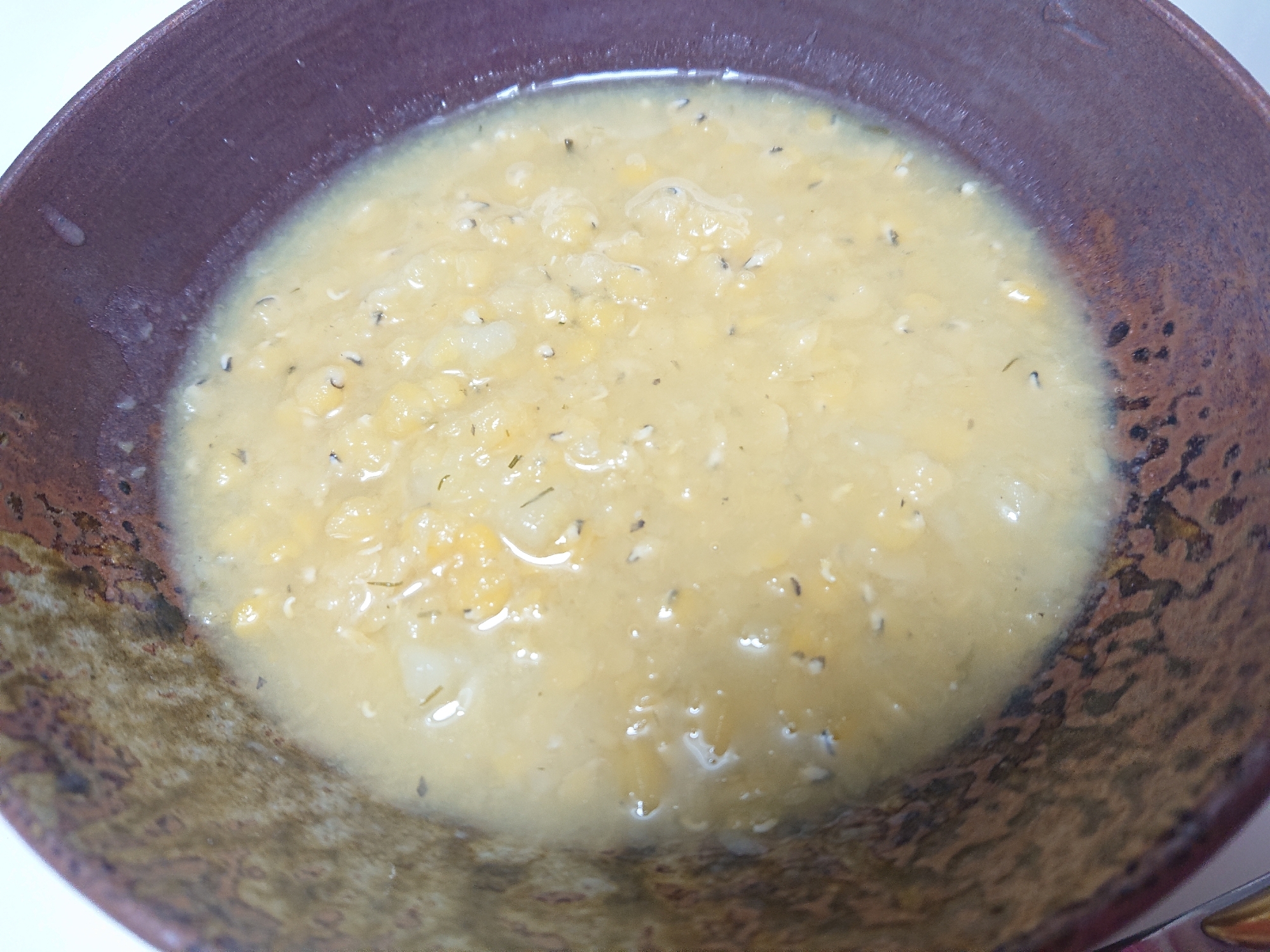 レンズ豆とじゃがいものコンソメスープ