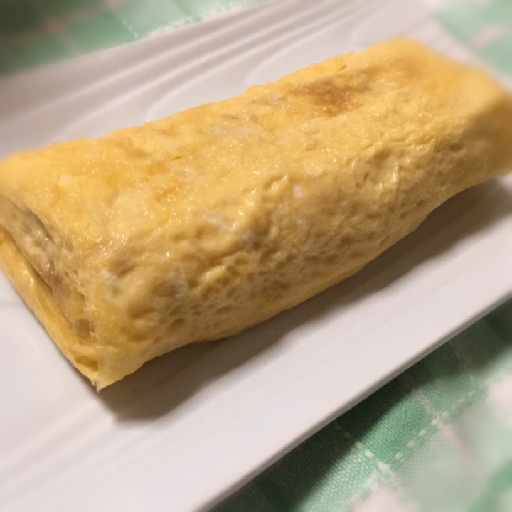 めんつゆで簡単!だし巻き卵!