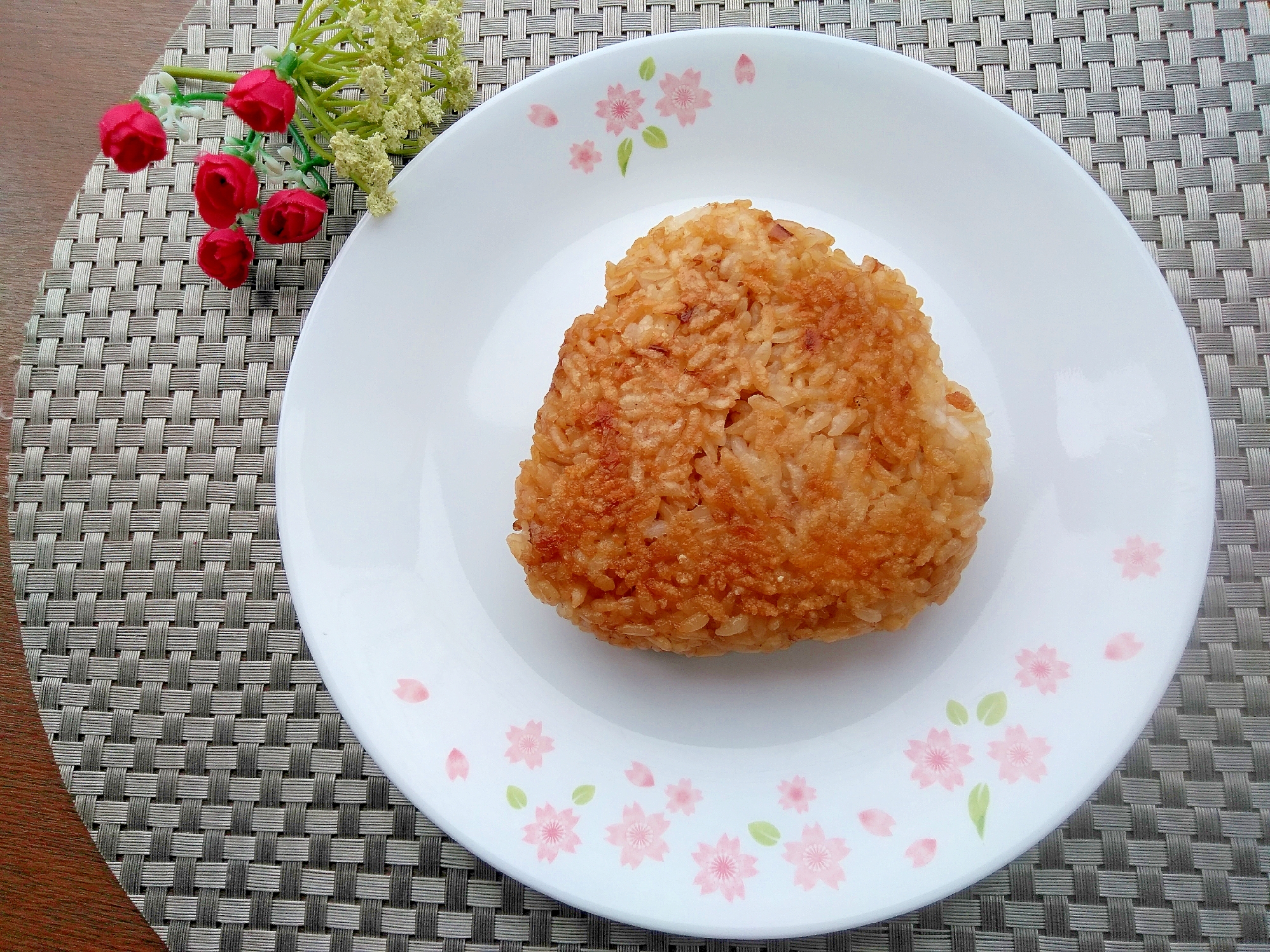 素朴♪大きな焼きおにぎり