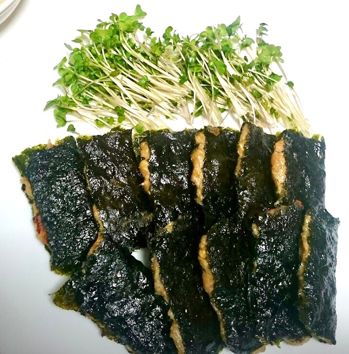 餃子ダネが余ったらぜひ☆海苔餃子