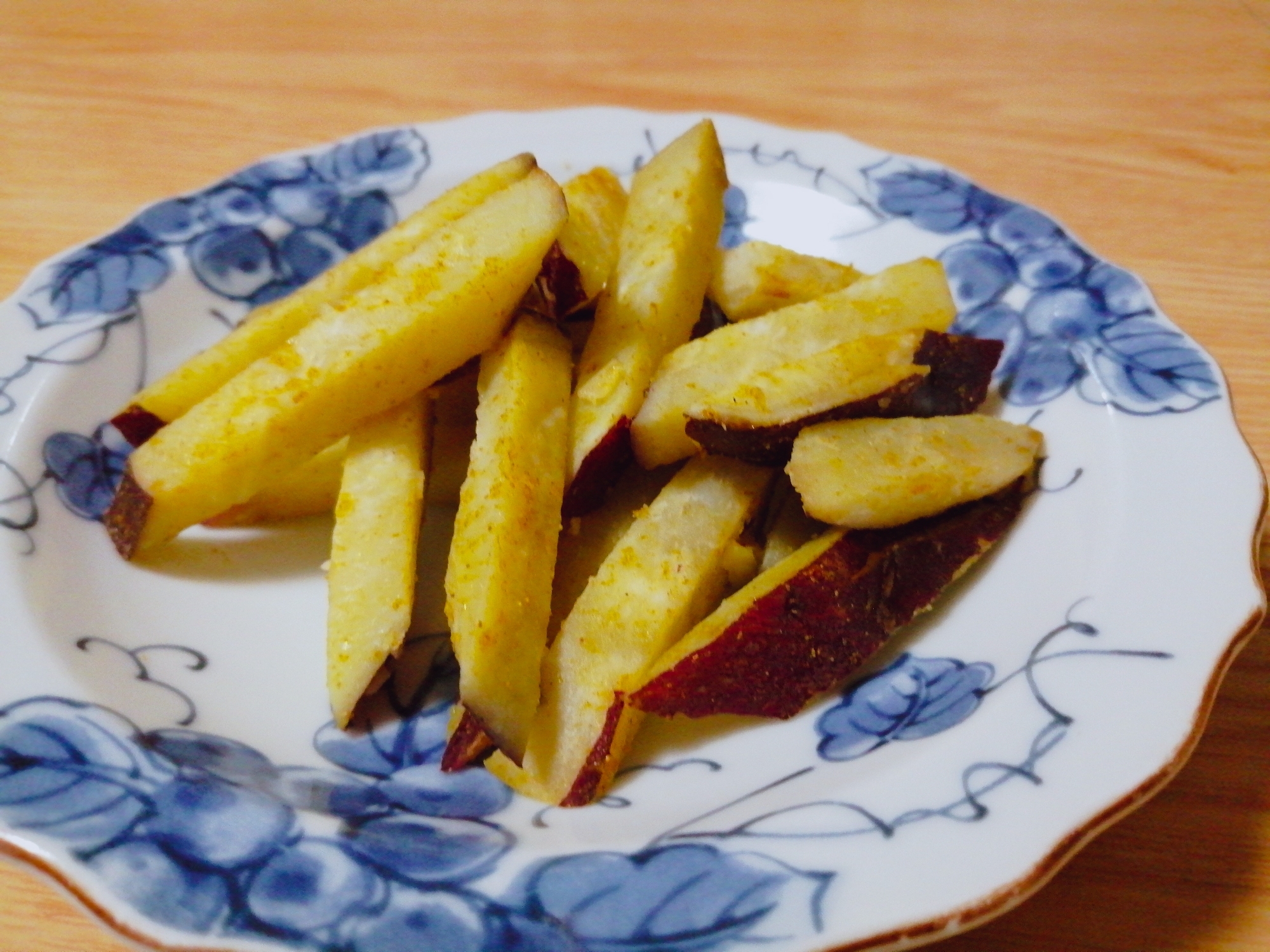 カレー風味のさつまいも