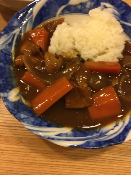 初めて豚肉でハヤシライスを作りました！美味しく頂けました^_^ありがとうございました★