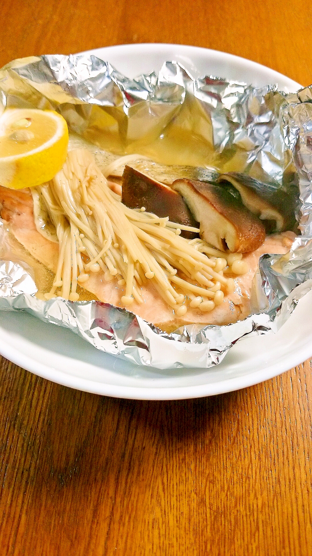 焼くよりヘルシー！蒸し鮭