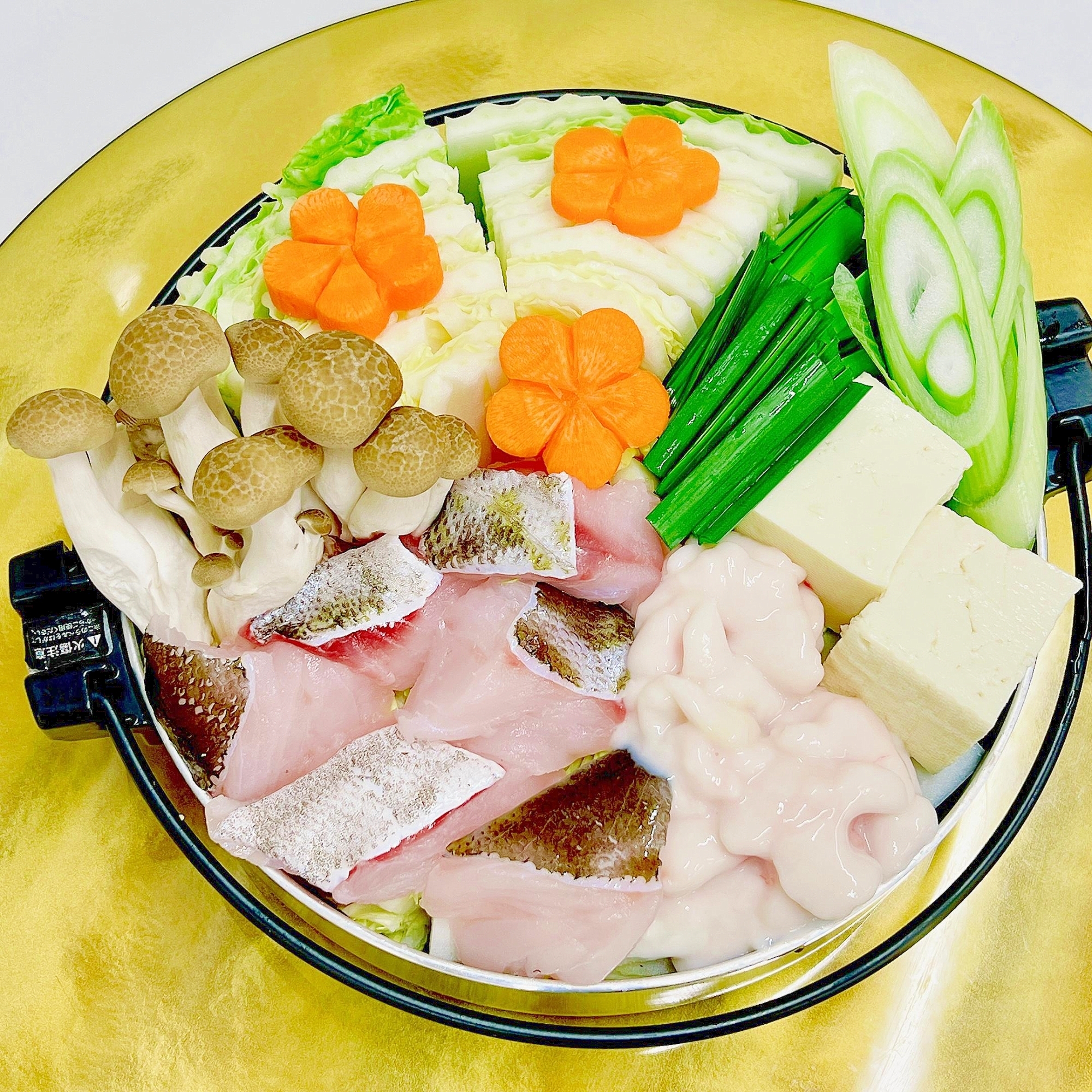 スープが美味しい!たらと白子の寄せ鍋