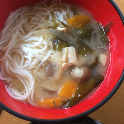 具沢山！にゅう麺　けんちん風