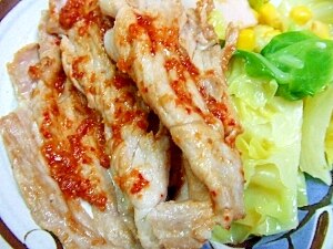 おつまみ＊豚肉豆板醤焼き