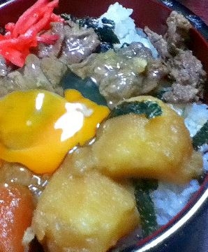 リメイク版☆肉じゃが丼【残り物アレンジ】