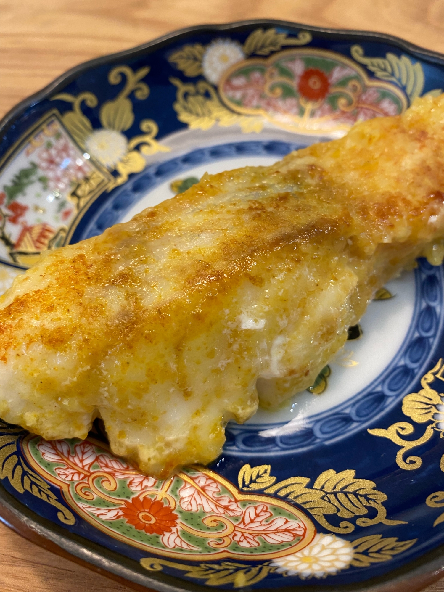 カレー風味が食欲そそる♡たらのマヨバタームニエル