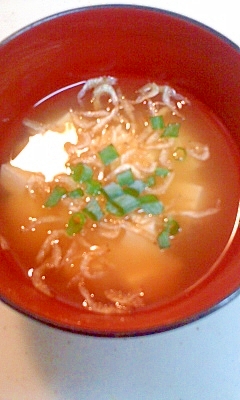 小えびと豆腐の味噌汁