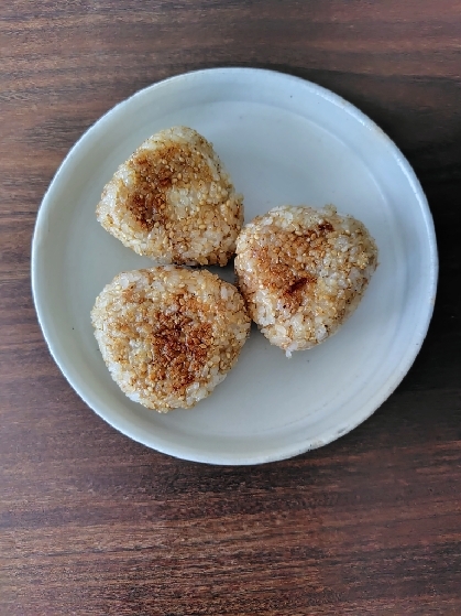 おかか醤油焼きおにぎり♪