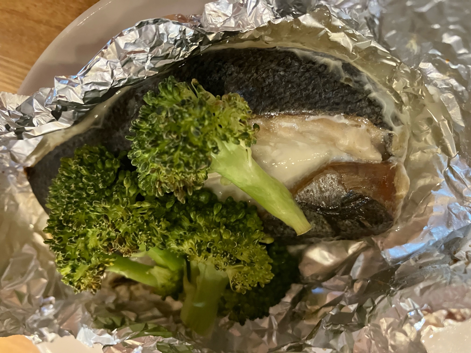 ぶりのバターしょうゆホイル焼き