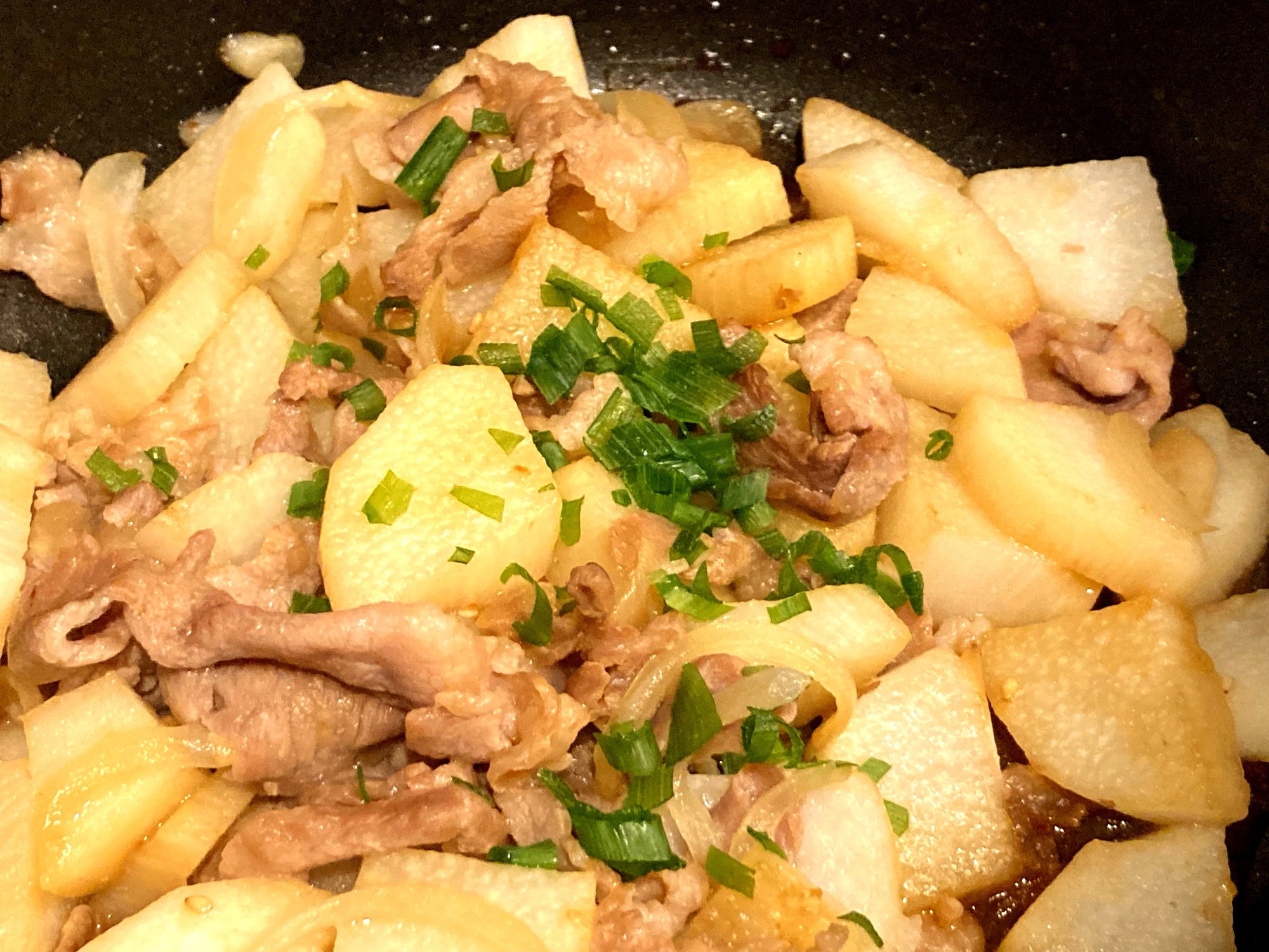 すぐ出来ちゃう♪豚肉長芋炒め