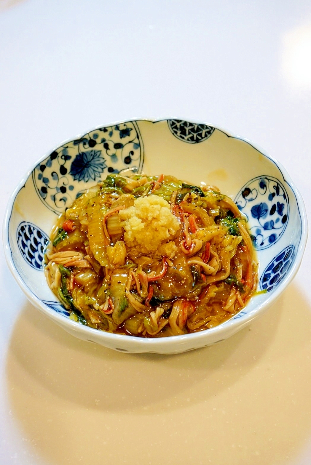 トロトロ&クタクタ!白菜とカニカマの中華あんかけ