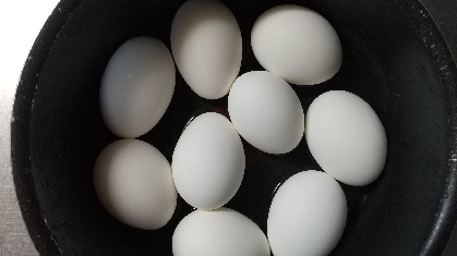 節約！ゆで卵の作り方