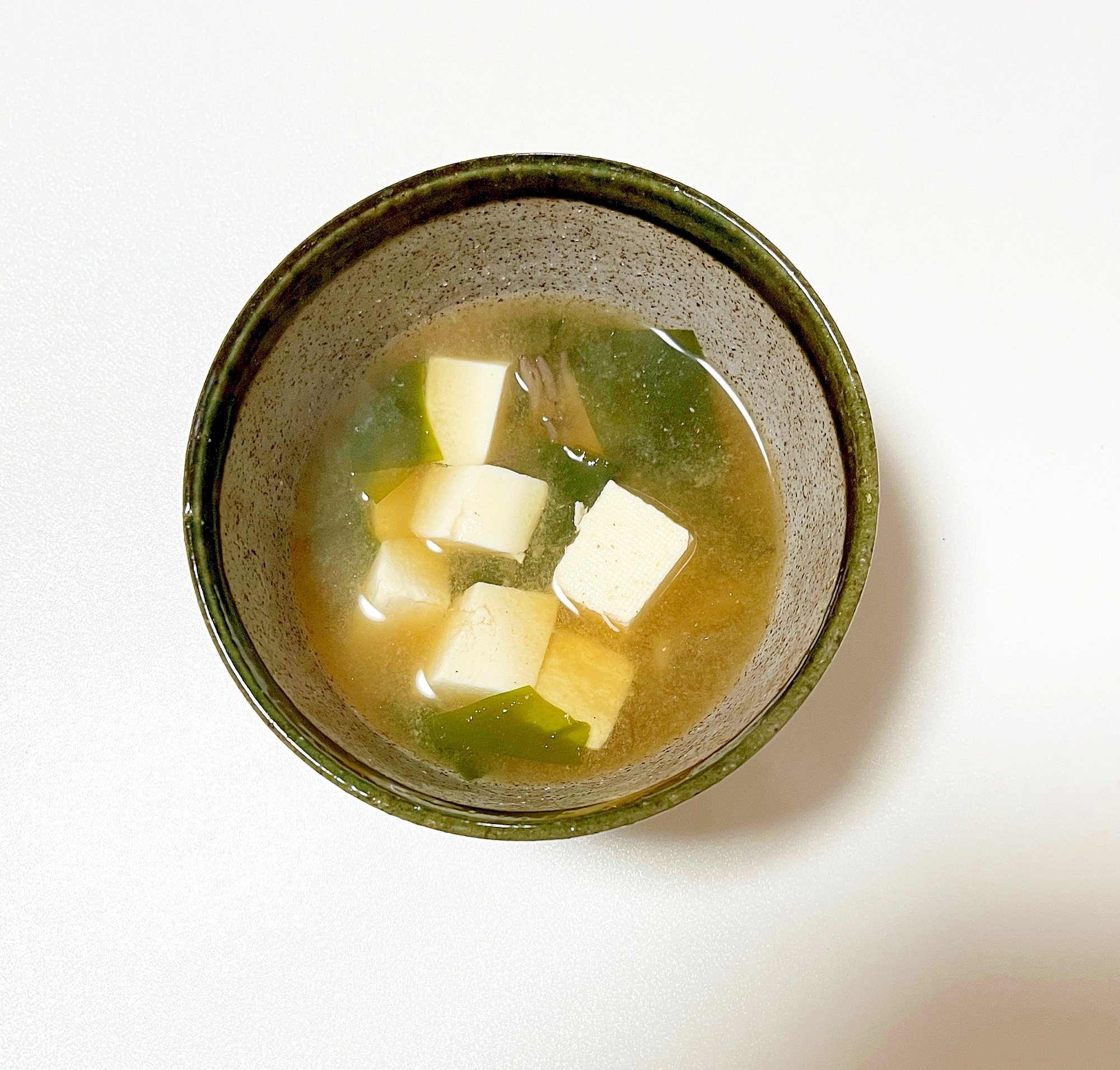 ワカメと豆腐の味噌汁