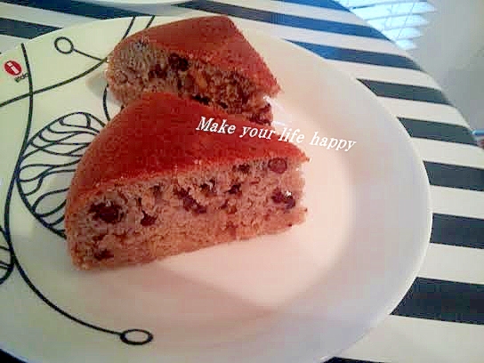 炊飯器で超簡単☆あずきケーキ