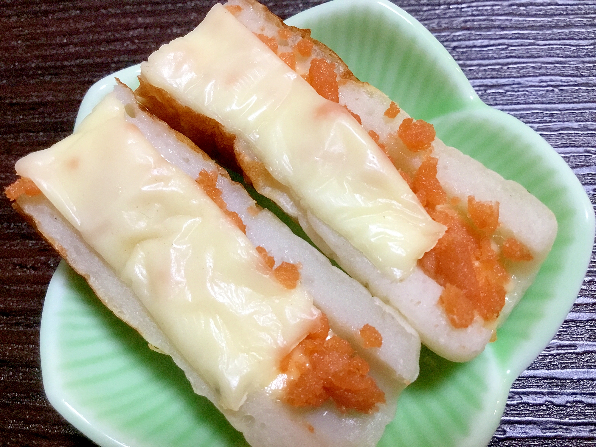 ちくわのマヨサーモンチーズ焼き レシピ 作り方 By まゆぱとら 楽天レシピ