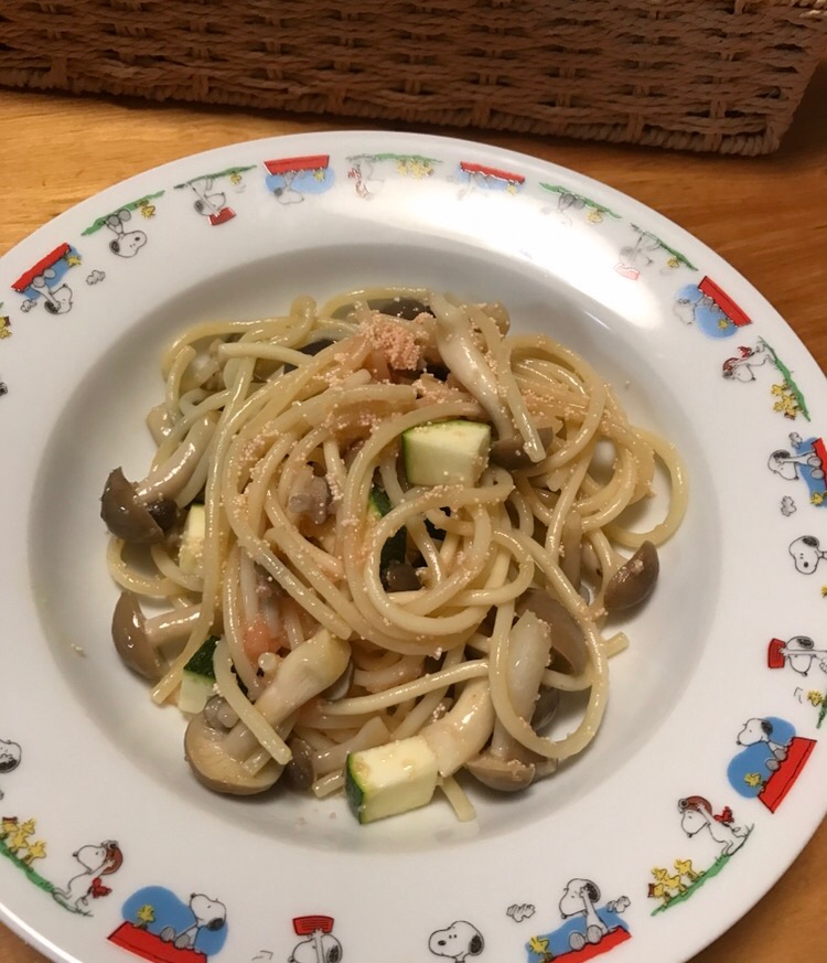しめじとズッキーニ ひらたけのたらこパスタ レシピ 作り方 By ボンド子 楽天レシピ しめじとズッキーニ ひらたけのたらこパスタ レシピ 作り方 By ボンド子 楽天レシピ