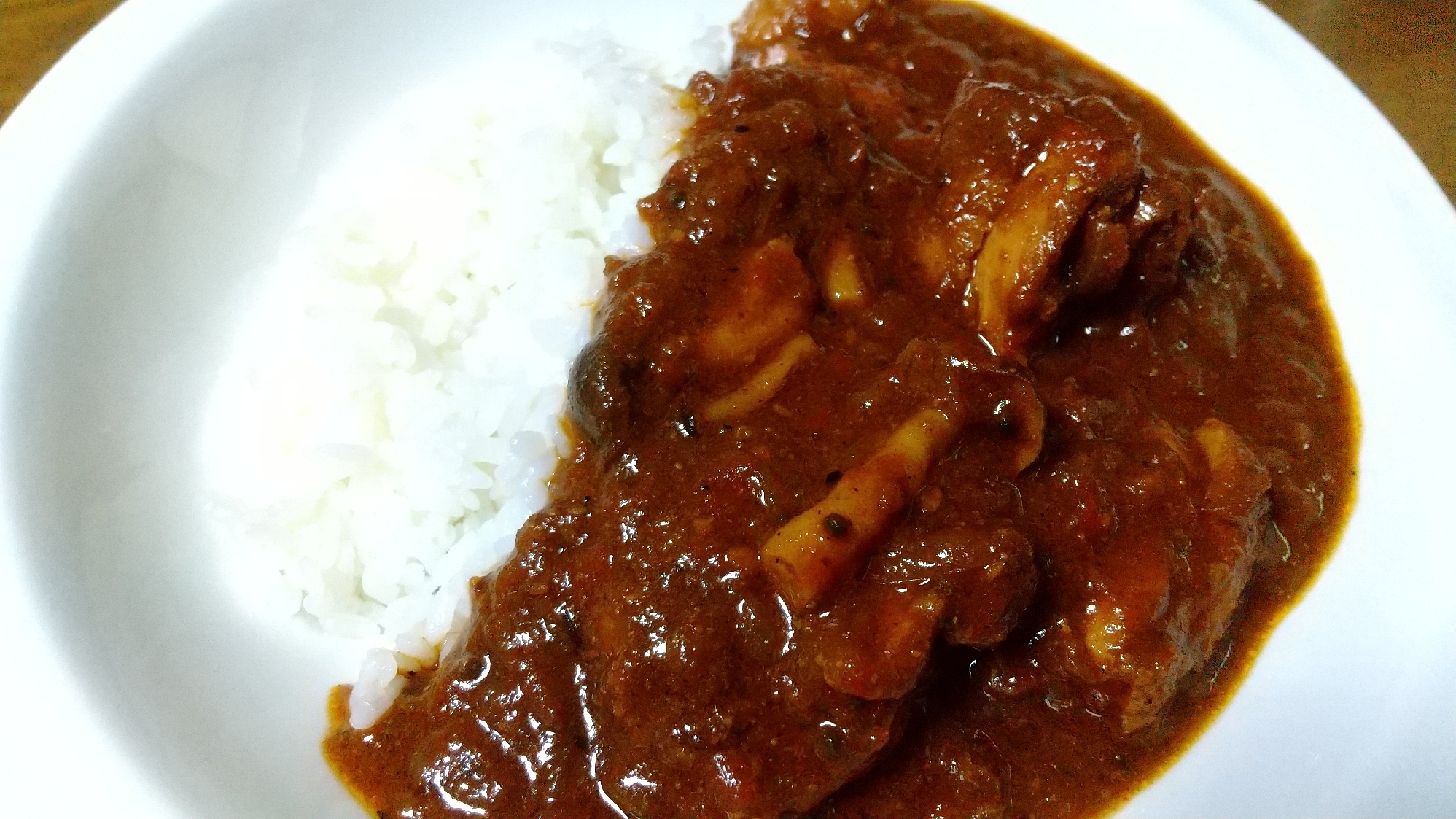 しめじのチキンカレー（2人分）