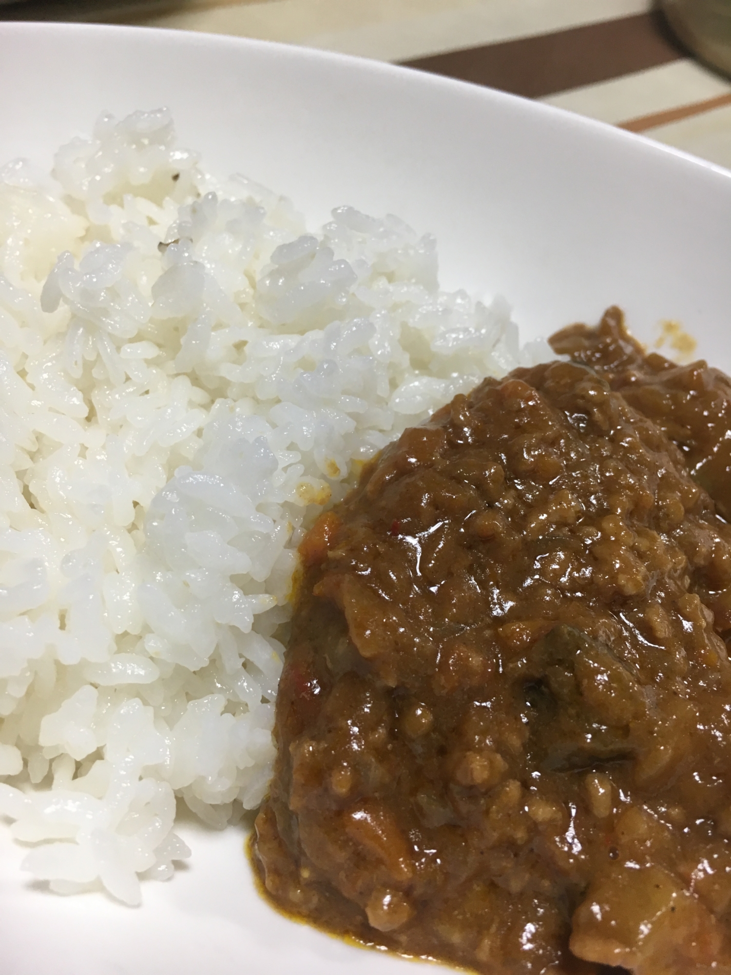 我が家の簡単キーマカレー