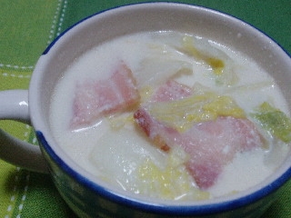 簡単すぎる 白菜とベーコンのクリームスープ レシピ 作り方 By 海風12 楽天レシピ 簡単すぎる 白菜とベーコンのクリームスープ レシピ 作り方 By 海風12 楽天レシピ