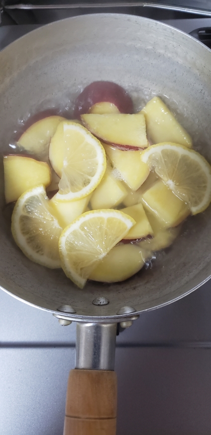 氷砂糖でさっぱり★さつま芋のレモン煮