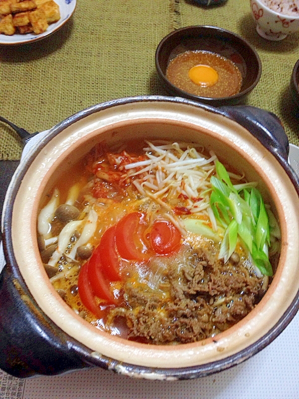 美味しいすぎる！！トマトの韓国風鍋