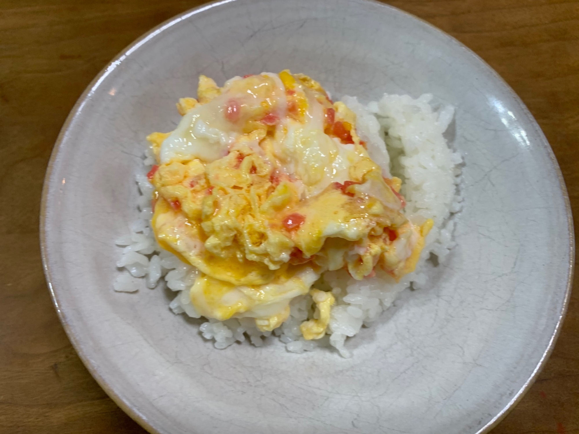 紅生姜卵焼き丼