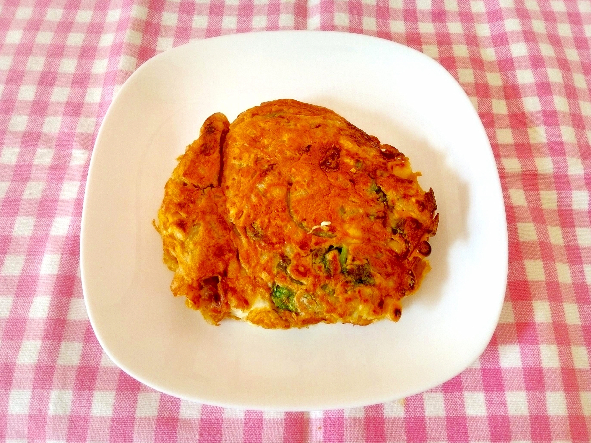 春菊と大豆のおやき