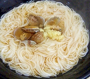 あさりとしょうがのにゅうめん