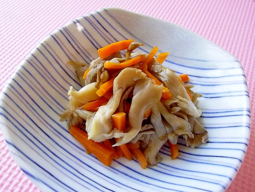 レンジで簡単♪舞茸とにんじんと高野豆腐のさっと煮