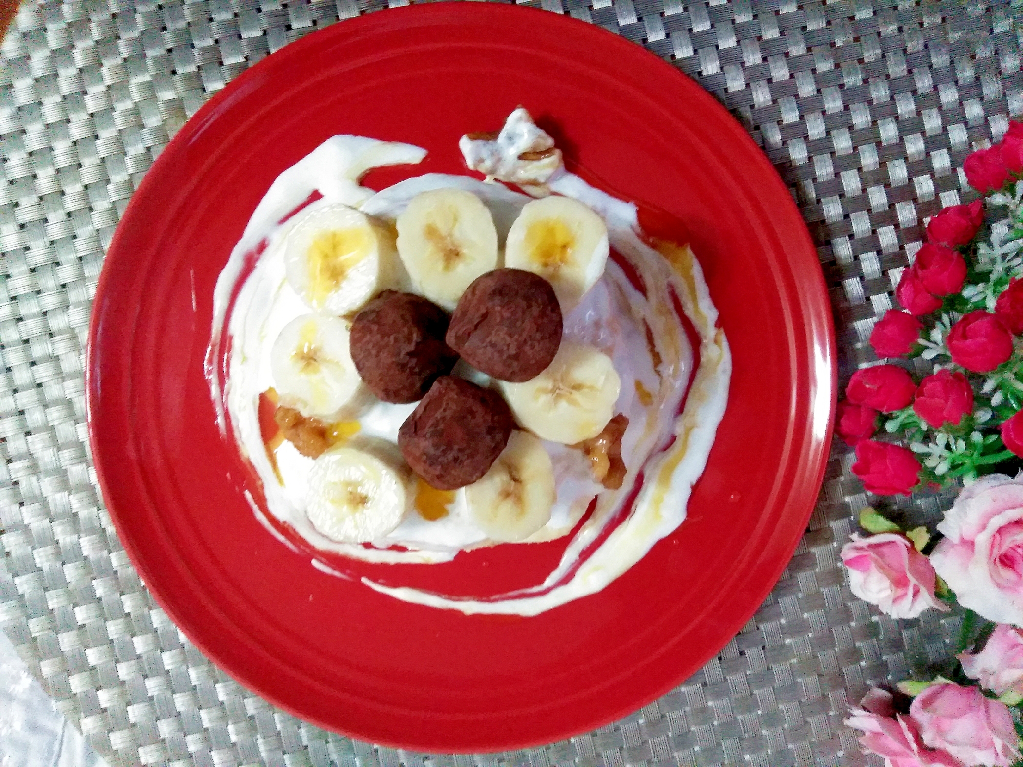 バレンタインにラブラブパンケーキ❤️