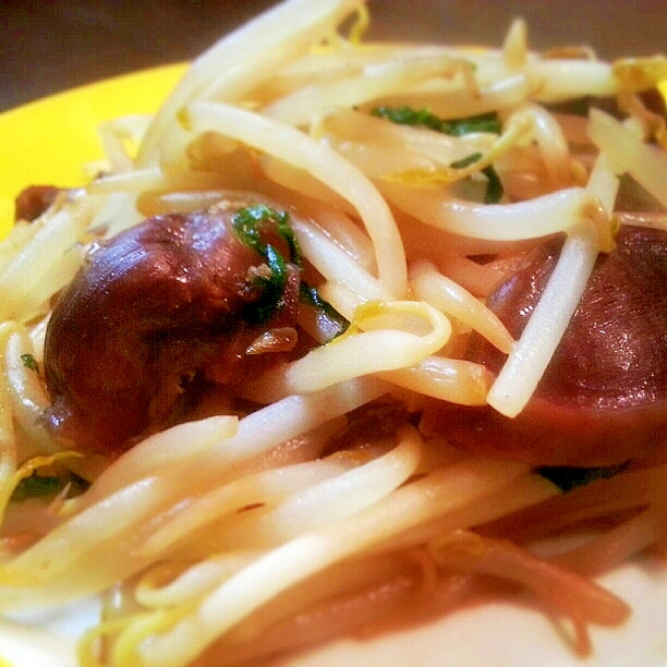 こりこり砂肝入り もやし炒め レシピ 作り方 By Necomanma 楽天レシピ