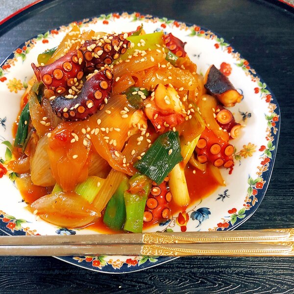 辛いけどやみつき ナクチポックン たこの辛炒め レシピ 作り方 By Minami 家族ごはん のレシピノート 楽天レシピ 辛いけどやみつき ナクチポックン たこの辛炒め レシピ 作り方 By Minami 家族ごはん のレシピノート 楽天レシピ