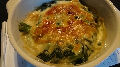 菜の花の豆乳グラタン