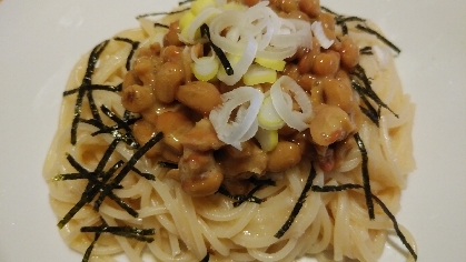 たらこ納豆パスタ