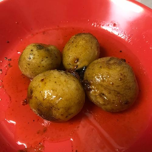 新じゃがのオーブングリル